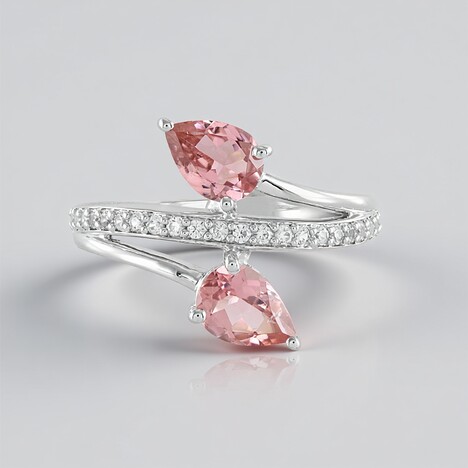 Bague en argent et Tourmaline