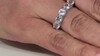 Anillo en plata con Topacio blanco