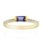 AAA-Tansanit-Goldring