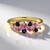 Anello in oro con Zaffiro Ceylon Rosa (Adela Gold)