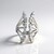 Anello in argento con Zircone