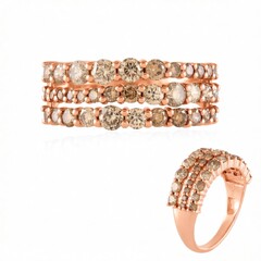 9K I2 Brown Diamond Gold Ring (KM by Juwelo)