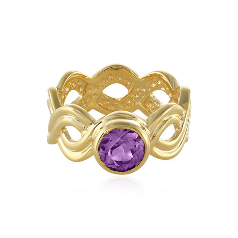 Anello in argento con Ametista Uruguay