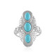 Bague en argent et Turquoise Sleeping Beauty (Faszination Türkis)