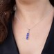 Collana in oro con Tanzanite AAA (CIRARI)