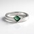 Benedito Green Tourmaline Silver Ring (Adela Silber)