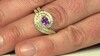 Anillo en oro con Zafiro púpura (Adela Gold)