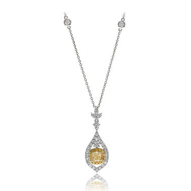 Collana in oro con Diamante Giallo SI2 (CIRARI)