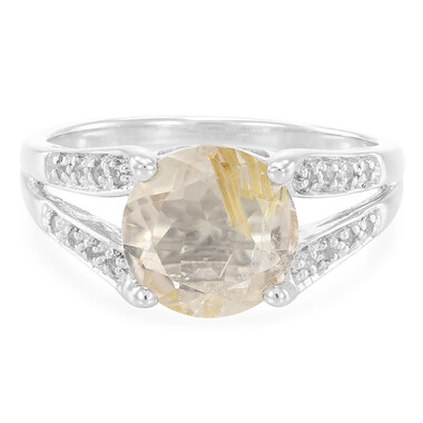Anello in argento con Quarzo Rutilato