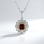 Collana in argento con Granato d’India (Dallas Prince Designs)