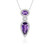 Collana in argento con Ametista del Marocco