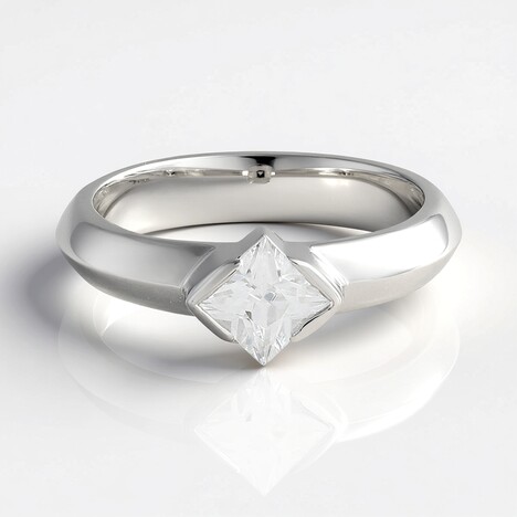 Anello in argento con Zircone
