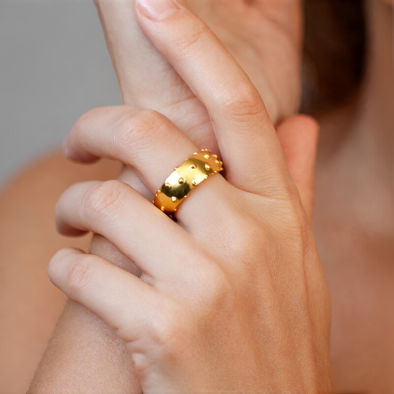 Anillo en plata (Joias do Paraíso)