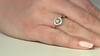 Bague en argent et Tsavorite de Tanzanie