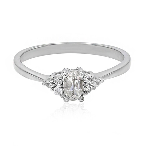 Anello in argento con Berillo Fancy