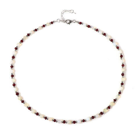 Welo-Opal-Silberhalskette