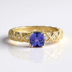 Anello in oro con Tanzanite (de Melo Gold)