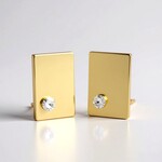 Orecchini in oro con Diamante SI1 (G) (Annette)