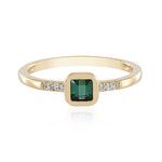 Bague en or et Tourmaline verte de Benedito (Adela Gold)