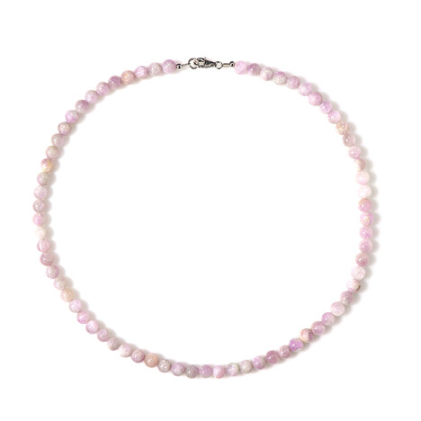 Kunzit-Silberhalskette