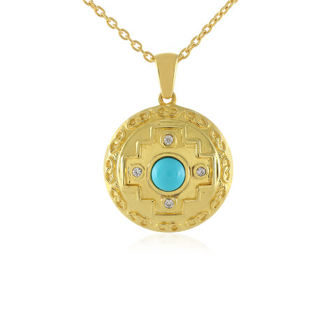 Collana in argento con Turchese Sleeping Beauty