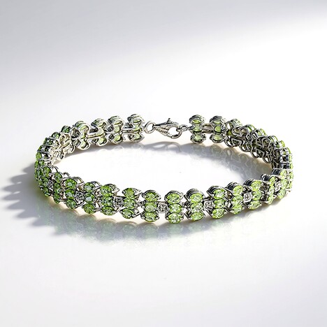 Bracciale in argento con Tormalina Paraíba