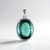 Ciondolo in argento con Fluorite Verde