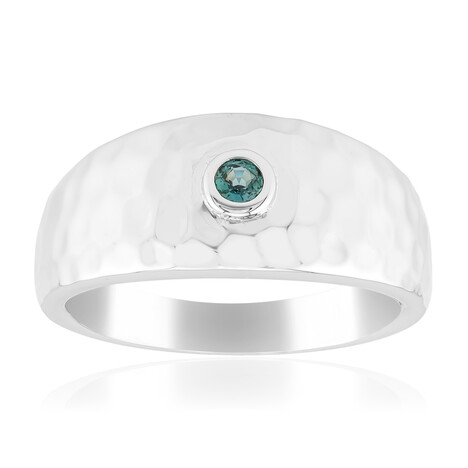 Zilveren ring met een Braziliaanse alexandriet