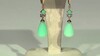 Pendientes en plata con Crisoprasa (KM by Juwelo)