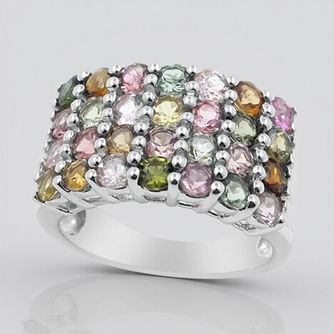 Anello in argento con Tormalina