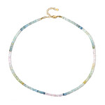 Collana in argento con Berillo Fancy