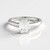 Anello in argento con Topazio Bianco
