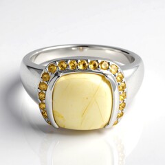 Anello in argento con Quarzo Rutilato
