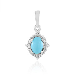 Sleeping Beauty Turquoise Silver Pendant (Faszination Türkis)