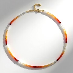 Collana in argento con Opale di Fuoco Messicano