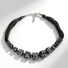 Collana in argento con Mosaico di Madreperla (Dallas Prince Designs)