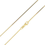 Silber-Schlangenkette - 3,69 g - 45 cm - vergoldet