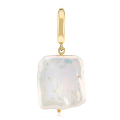 Weiße Süßwasserzuchtperlen-Silberanhänger (TPC)