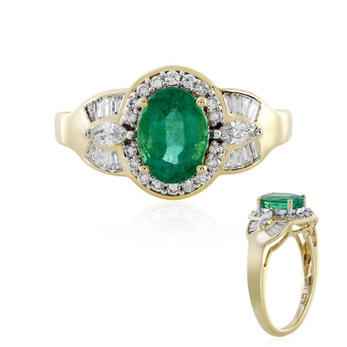 AAA-Sambia-Smaragd-Goldring (D'vyere)
