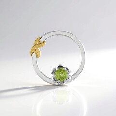 Ciondolo in argento con Sfene