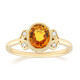 Bague en or et Saphir orange de Ban Ka Cha