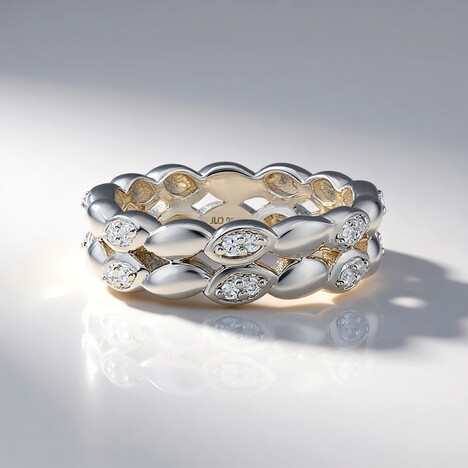 Anello in argento con Zircone