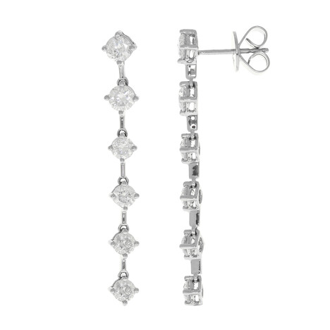 Boucles d'oreilles en or et Diamant SI1 (H) (CIRARI)