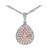 Gouden halsketting met een I1 Roze Diamant (CIRARI)