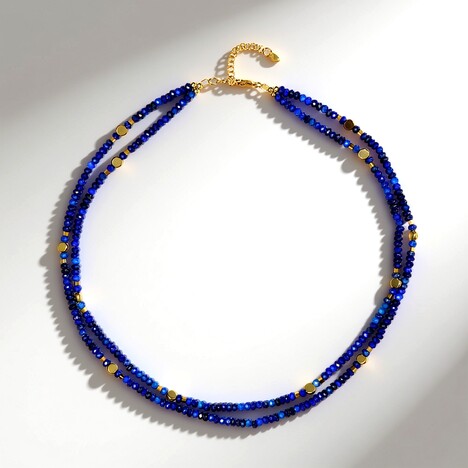 Collana in argento con Ematite Dorata (Riya)