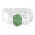 Zilveren ring met een keizerlijk chrysopraas