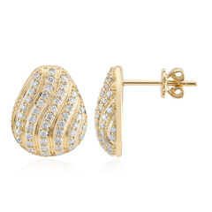 Gouden oorbellen met Diamanten SI1 (G)