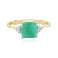 Anillo en plata con Esmeralda de Socoto