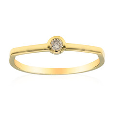 Anello in oro con Diamante Champagne d'Argyle SI2 (de Melo)