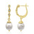 Freshwater pearl Silver Earrings (TPC)
